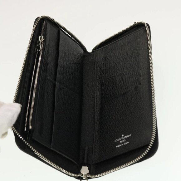 LOUIS VUITTON Damier Graphite Zippy Wallet Vertical N63095 LV Auth 42471 - Picture 9 of 15